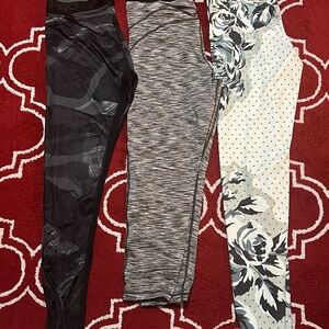 Pro Performance women’s Active Leggings - Black, Gray, White